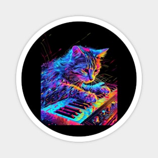 Cat DJ Party Magnet